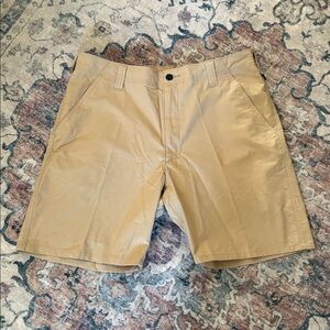 Wrangler Tan Elastic Waist Shorts